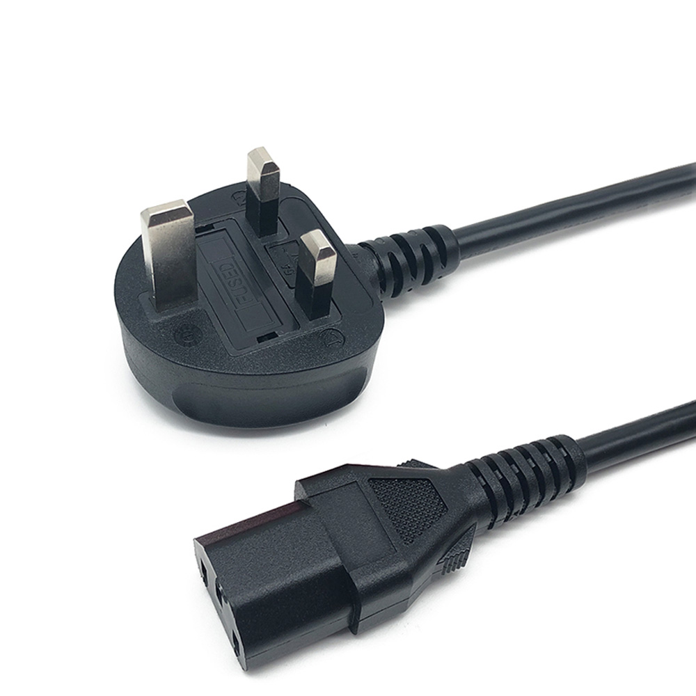 Schuko Bs1363 3 Pin IEC C13 Extension Electric Lead Cable BS Argentina British Standard Supply Uk Power Cord - 翻译中...