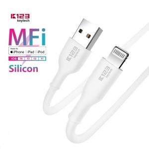 KAL055/056-シリコーンMFi Apple LightningからUSB A/C充電器USBケーブルC89 C94コネクタ超高速